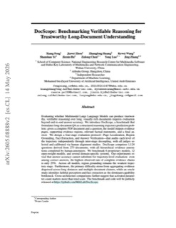 DocScope: Benchmarking Verifiable Reasoning for Trustworthy 