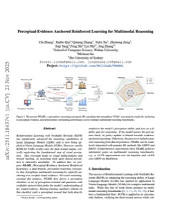 Perceptual-evidence Anchored Reinforced Learning for Multimo